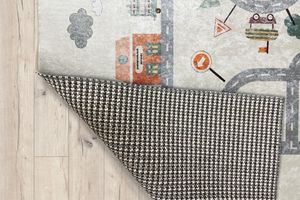Auto und Tiere Spielteppich