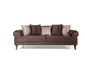 Milton 3-Sitzer Sofa, Braun