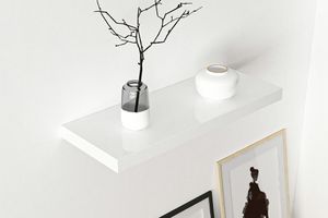 Medway Wandrek, 60 cm, Wit Hoogglans