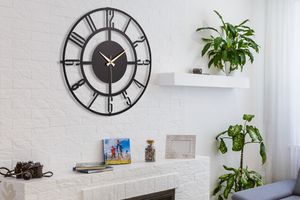 Bunnela Wall Clock, Black