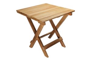 Bysay Wooden Folding Side Table