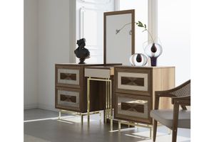 Luxembourg Dressing Table, Walnut