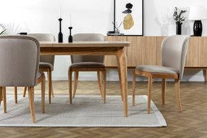 Valens Stuhl (Stofffarbauswahl im Showroom Genk) 