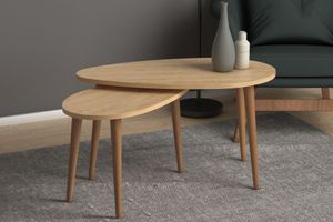 Spline Coffee Table, Oak