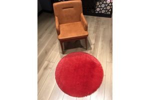 Cobbler Round Rug 150 x 150 cm, Red