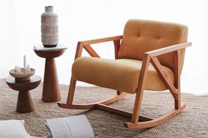 Joan Nini Fluwelen Schommelstoel