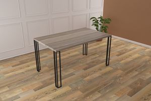 Bougainvillea 6-Seat Fixed Dining Table, Beige