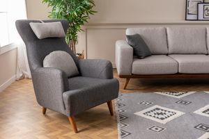 Rio VIP Oorfauteuil, Grijs