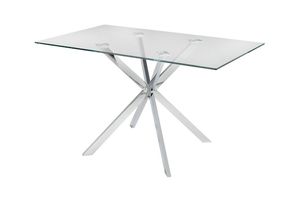 Sperrin Metalen Eettafel, Zilver