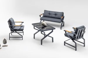 Zahradní set lavice pro 2, stolu a 2 křesel Mallorca Mini