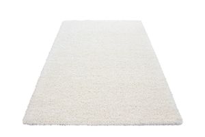 Krémový chlupatý koberec, Voila, 80 x 150 cm
