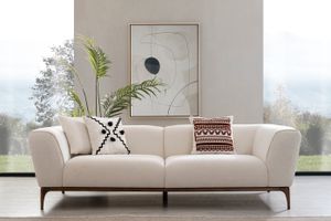 Lotus Plus 4-Zitsbank, Wit