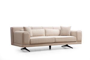 Jivago 3-Sitzer Sofa, Creme