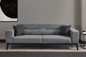 Barcelona 3-Sitzer Sofa, Grau