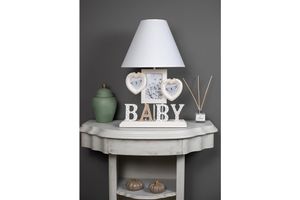 Misto Home Framed Table Lamp Baby, Brown