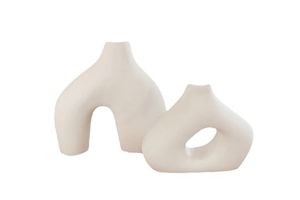 Perrie Moderne Vazen Set, Wit