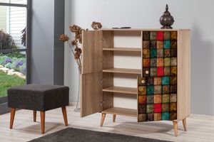 New Colors Dressoir met Houten Poten