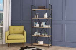 Harz Bookcase, 180 cm, Oak