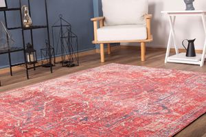 Cristobo Patterned Rug, 210 x 310 cm, Red