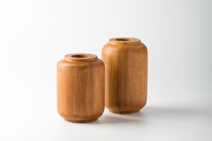 Tai Wooden Vase Set, Brown