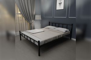 Kimmy King Size Bed, 150 x 200 cm, Black