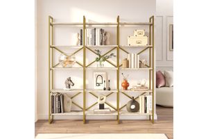 Nardio Bookcase, Gold