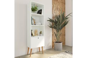 Bimossa Janus Bookcase, 168 cm, White