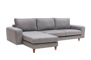 Merlin Mini Corner Sofa, Melange Grey
