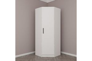 Tideway Hoekkledingkast, 210 cm, Wit