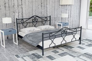 Gold Metalen Bedframe, Zwart