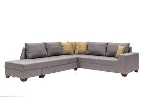 Esse Corner Sofa Chaise, Left, Grey