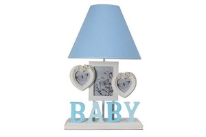 Misto Home Framed Table Lamp Baby, Blue