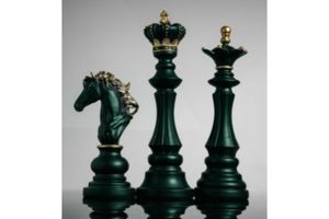 Dekorativní šachová sada obří velikosti
