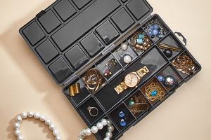 Homing Jewelry Organizer Tray, Black