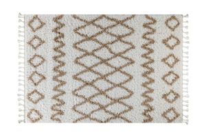 Marrakesh Pattern Rug, 200 x 290, Ecru &Beige