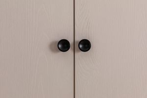 Eti Rond Handvat, Zwart