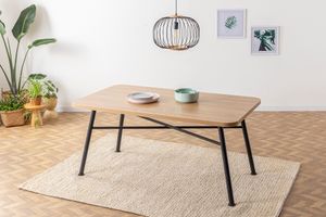 Nala Fixed Dining Table, 160 x 90 cm, Oak