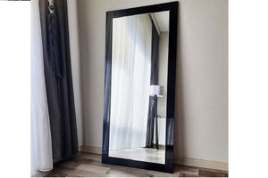 Anais Full Length Mirror, Black