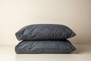 Pillow Case Pack (Set Of 2), Dark Grey