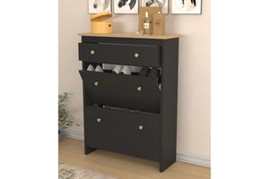 Hinged Shoe Cabinet, Anthracite