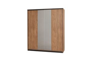 Luciana 2 Sliding Door Wardrobe, Walnut