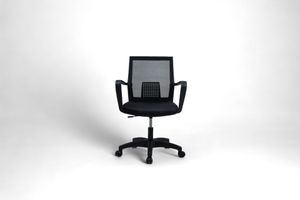 Svea Mesh Bureaustoel In Netstof, Zwart
