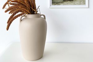 Pottle Ceramic Vase, Beige