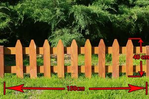 Pone Wooden Fence Panel, 40 cm