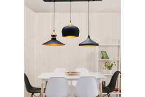 Ace 3-Light Chandelier, Black