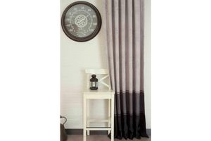 Massarelli Blackout Curtain Pair, 200 x 260 cm, Grey