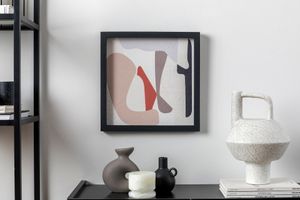 Rune Dubbele Travertijn Gestructureerde Tafel, 40x40 cm