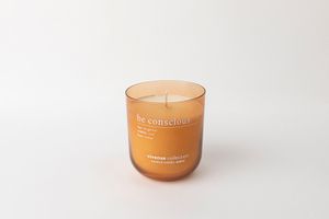 Amber Bergamot, Rose & Amber Fragrance Soy Wax Candle, 300g