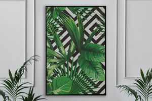 Tropical Art Print with Frame, Small