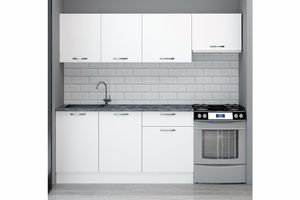 Volterra Keukenkast, 220 cm, Wit
